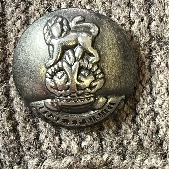 ALPACA Cowl Neck Cap Sleeve Sweater Shoulder Metal Button Detail Quiet Luxury S - Picture 8 of 9